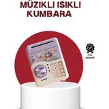 Aslanoğlu Store Atm Tasarımlı Şifreli Işıklı Çocuk Kumbarası Mor