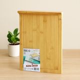 Aslanoğlu Store Bambu Kesme Tahtası 25X35 cm (Kanallı, Kenar Destekli) - 0 - 1 lt