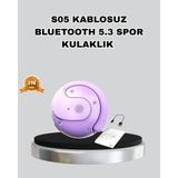 Aslanoğlu Store Bluetooth 5.3 S05 Kablosuz Kulaklık Ipx4 Spor Uyumlu Suya Dayanıklı Stereo