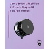 Aslanoğlu Store Çift Taraflı Vakum Emme Özellikli 4.7+ Inç Telefon Tutucu – Güvenli Sabitleme
