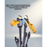 Aslanoğlu Store Çoklu Cihaz Uyumlu 65W Şarj Kablosu 4'ü 1 Arada - 20W GaN Black