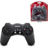 Aslanoğlu Store Joypad - Gamepad Siyah Oyun Kolu USB Kablo 13 Düğme - 8 Yön Tetikleyici 1.5mt Kablo - Ahşap