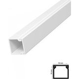 Aslanoğlu Store Kablo Kanalı 16X16 mm 2 Metre Yapışkanlı Bantlı 6 Adet