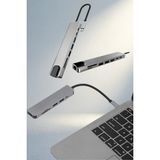 Aslanoğlu Store Kompakt Dönüştürücü Adaptör Type-C HDMI USB 3.0 Macbook - 0 - Siyah