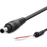 Aslanoğlu Store Laptop Adaptör Dc Jack Kablosu 5.0 x 3.0 mm Asus / Uyumlu 1.2 M - Siyah HDX5510 - 5,0 x 3,0 mm
