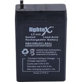 Aslanoğlu Store Lightex LT-418 4V 1.8AH Işıldak Fener Aküsü