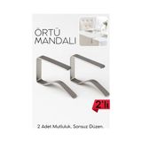 Aslanoğlu Store Mey Ithalat® 2'li Masa Örtüsü Klipsi - Metal Masa Kelepçesi Masa Örtüsü Sabitleyici 722498