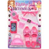 Aslanoğlu Store Mey Ithalat® ERN-846 Terlikli Güzellik Seti - Eren Eğitici Oyuncak 8 Parça 3-6 Yaş Kız Çocuklar İçin - Pembe - Seçenek