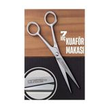 Aslanoğlu Store Mey Ithalat® Ice Tempered 702 Berber Kuaför Makası Saç Kesim Makası Bıyık Sakal Makası Kuaför Ekipm