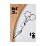 Aslanoğlu Store Mey Ithalat® Ice Tempered 702 Bıyık Makası - Bıyık Sakal Düzeltme Makası Kuaför Makası 12 cm