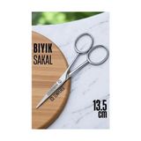 Aslanoğlu Store Mey Ithalat® Ice Tempered Kobalt Çelik 702 Bıyık Makası - Bıyık Sakal Düzeltme Makası Kuaför Makası