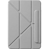 Aslanoğlu Store Mey Ithalat® Ipad 2025 10.9 10.nesil (A16) Edz Manyetik Standlı Tablet Kılıfı - Gri