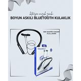 Aslanoğlu Store Mey Ithalat® Polygold PG-100 Boyun Askılı Kablosuz Kulaklık – 200 Saat Bekleme Süresi, Stereo Ses,