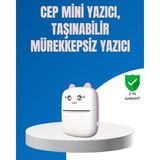 Aslanoğlu Store Mini Bluetooth Termal Yazıcı 1200MAH Şarjlı Taşınabilir