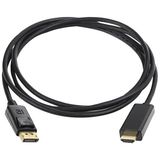 Aslanoğlu Store PM-15436 Display Port Dp To HDMI Aktif Görüntü Çevirici 1.8 Metre - 0 - 19 lt - Ahşap