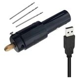 Aslanoğlu Store Powermaster PM-5504 Hassas USB Mini El Matkabı 30x120mm Hafif ve Taşınabilir ABS Malzeme