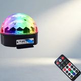 Aslanoğlu Store Renkli Lazer Işıklı Bluetooth Müzik Çalar Küre Disko Topu - 01-Siyah