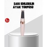 Aslanoğlu Store Şarj Edilebilir USB Ayak Törpüsü Elektrikli Nasır Temizleyici Hassas Bakım İçin Uygun - Seçenek