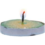 Aslanoğlu Store Tea Lights Yeşil Mum 5 Li 1 Paket