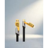 Aslanoğlu Store USB Hızlı Şarj Kablo 1.2m 4'ü 1 Arada Çoklu Bağlantı - 20W GaN Black