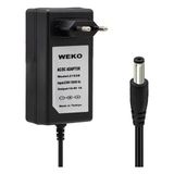 Aslanoğlu Store Weko 14.4 Volt - 1 Amper 5.5*2.5 Uçlu Plastik Işıklı Kasa Priz Tip Adaptör