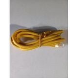 Aslantic Ethernet Cat5 Jack 1m Sarı Renk Orjınal Kablo