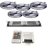 Asled 25 Metre Iç Rgb Şerit LED 25 Amper Ultra Slim Trafo Kumanda 3 Çip 5050 Double Pcb - Beyaz - 1 - 10 W