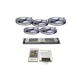 Asled 25 Metre Iç Rgb Şerit Led 25 Amper Ultra Slim Trafo Kumanda 3 Çip 5050 Double Pcb