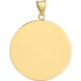 Aslı Gold Altın 2.5 Cm Plaka Unisex Kolye Ucu (UC0366)