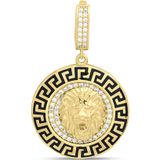 Aslı Gold Altın Aslan Başı Erkek Kolye Ucu (UC0255)