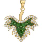 Aslı Gold Altın Çınar Yaprağı Kolye Ucu (UC0211)