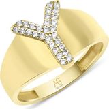 Aslı Gold Altın Taşlı Y Harf Yüzük (YZK1062)