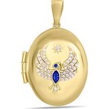 Aslı Gold Anka Kuşu Altın Madalyon Kolye Ucu (UC0350)