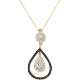 Aslı Gold Damla Formlu Altın Tasarım Kolye (KLY0356)