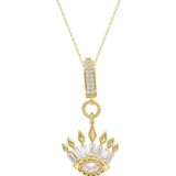 Aslı Gold Göz Tasarım Altın Kolye (KLY1579)