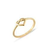 Aslı Gold Kalp Düğüm Altın Yüzük (YZK0662)