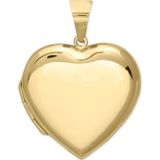 Aslı Gold Kalp Model Altın Kapaklı Madalyon Kolye Ucu (UC0069)