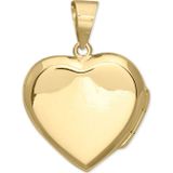 Aslı Gold Kalpli Kapaklı Altın Madalyon Kolye Ucu (UC0073)