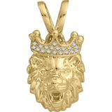 Aslı Gold Küçük Boy Altın Aslan Model Erkek Kolye Ucu (UC0185)