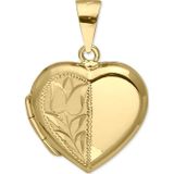 Aslı Gold Lale İşlemeli Altın Madalyon Kolye Ucu (UC0074)