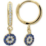 Aslı Gold Nazar Boncuklu Altın Küpe (KP0494)