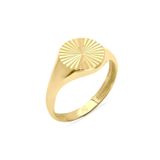 Aslı Gold Sarı Altın Kalemli Altın Serçe Parmak Yüzük (YZK0856)