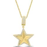 Aslı Gold Taşlı Altın Yıldız Charm Kolye (KLY1448)