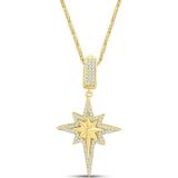 Aslı Gold Taşlı Kuzey Yıldızı Altın Charm Kolye (KLY1447)