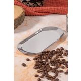 Aslı Hediyelik Küçük (19 CM) Kayık Oval Gümüş Paslanmaz Çelik Çerezlik Mezelik Sosluk Çelik Tabak
