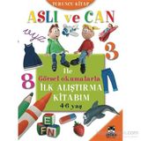 Aslı ve Can ile Görsel Okumalarla İlk Alıştırma Kitabım Turuncu Kitap - Kollektif