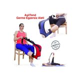 AslifeMed Yoga germe kayışı uzatma Fitness askı bacak çekme kadın, erkek ayak egzersiz ayarlanabilir asliNM6