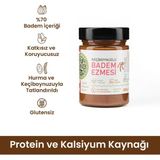 Aslında Keçiboynuzlu Badem Ezmesi 300 G – Şeker Ilavesiz, Katkısız - 300 gr