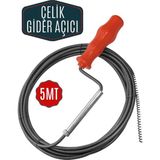 Asloka 5 Metre Spiral Gider Boru Açıcı