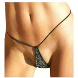 Asm1044 Kadın Leopar Mini Damla Kıskırtıcı String
